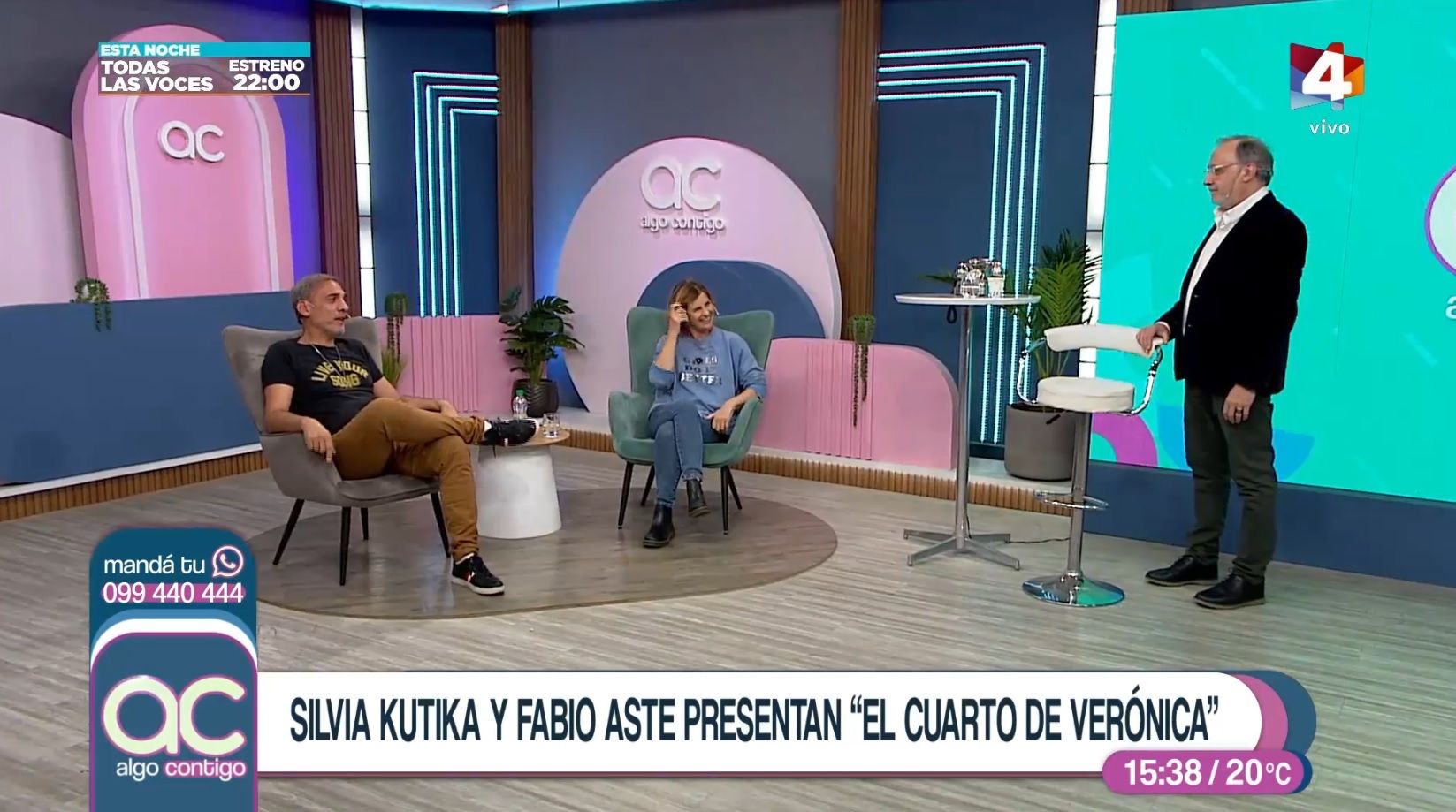 Algo Contigo Silvia Kutika y Fabio Aste presentan El cuarto de Verónica