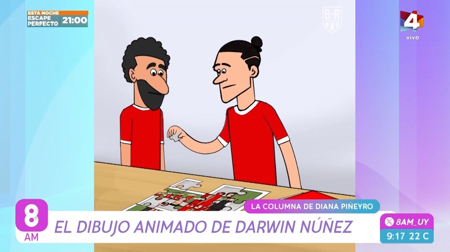 8AM - El dibujo animado de Darwin Núñez