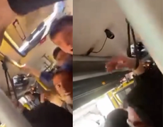 Video: así viajaban y cantaban los hinchas de Cerro en el ómnibus de UCOT secuestrado