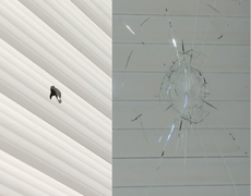Una bala perdida impactó en la ventana de una casa y pasó cerca de una niña en Nuevo París