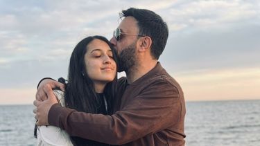 Lucas Sugo y su hija Florencia.